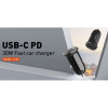 12V 2в1 C106 30W LDNIO Fast с 1изх. USB-C - Type-C към Lightning