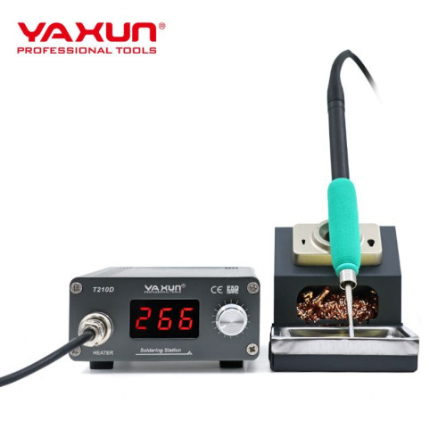 YAXUN T210D 60W Професионална автоматична запояваща станция за заспиване с цифров дисплей