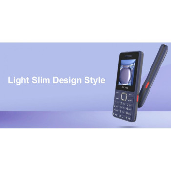 Мобилен телефон IPRO A33+БГ МЕНЮ /2G/32+32MB/2.4inch/0.08MP/2500mAh/Dual Sim/ДвоенФенер - Черен