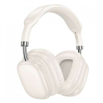 HOCO W52 Wireless Headphones BT v5.4 – Milky White