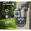 SC03 ( APP:V380PRO ) 1080P IP+4G SIM+LAN 300W Камера 3.0MP 3.6mm Външна/Вътрешна охранителна камера