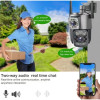 SC03 ( APP:V380PRO ) 1080P IP+4G SIM+LAN 300W Камера 3.0MP 3.6mm Външна/Вътрешна охранителна камера