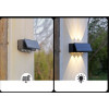 Двупосочна соларна LED лампа FC-004 с регулируем панел – 6 LED, 1200 mAh, 26 см