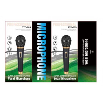 TTD-60S Професионален Жичен Микрофон 6.5mm.