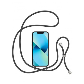 TP-16 Силиконов Кейс с връзка за Samsung S24 Ultra - Черен TP-16 Силиконов Кейс с връзка за Samsung S24 Ultra - Черен