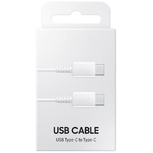 Кабел USB-C към USB-C 25W 3M (кут.) - Бял