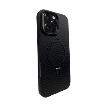 Premium Carbon MagSafe Case TP-100 за Samsung S26 Ultra - Space Black