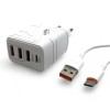 ALLISON ALS-W1085UE PD40W Зарядно с 1 USB-C изх. И 3 USBQC3.0 изх. - USB към Type-C