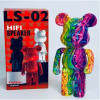 LS-02B Mini Violent bear Bluetooth високоговорител с цветно графити