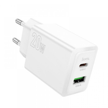 HOCO Адаптер "N69 PD20W+QC3.0 - Бял