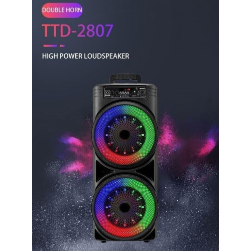 TTD-2807 20W 8.5''x2 Безжична колона говорител субуфер