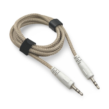 AUX-5 кабел за музика 1.5M - Златист