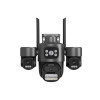 V380-SQ11 ТРОЙНА IP Камера ( APP:V380PRO) Въртяща водоустойчива WiFi камера с 3 обектива