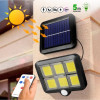 SL-F120 F100 120 LED соларна лампа PIR защитен разделен преносим слънчев панел сензор за движение прожектор