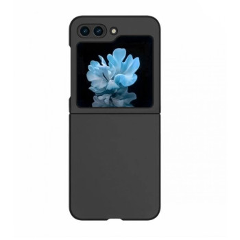 Z16 PVC case за Samsung Z Flip 7 от 2 части - Черен