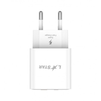 L✮Star 25W 2в1 LS46 изх.USB-C PD Fast с кабел USB-C към Lightning