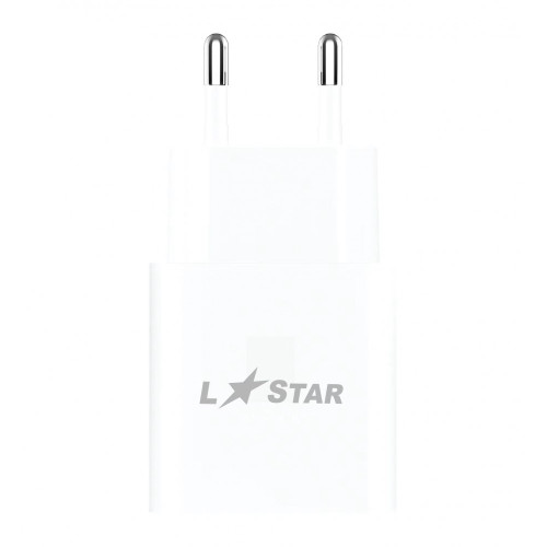 L✮Star 25W 2в1 LS46 изх.USB-C PD Fast с кабел USB-C към Lightning