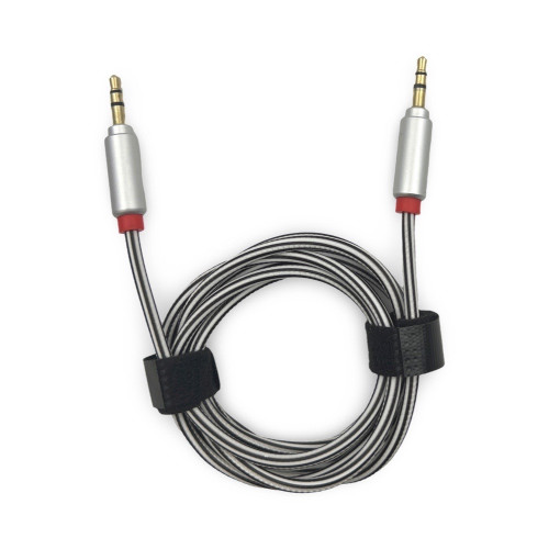 AUX-3 кабел за музика 1.5M - Черен