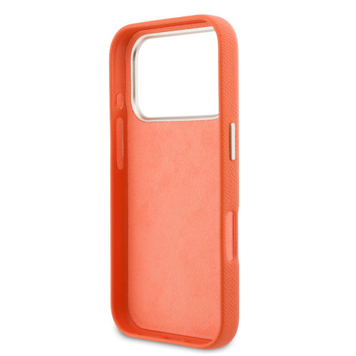 4634 GUESS HC PU FW RESIN LOGO ORANGE IP17 PRO MAX