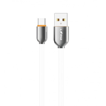 L✮Star LS-21 PD Кабел за Телефон 25W Fast USB към Type-C - Бял