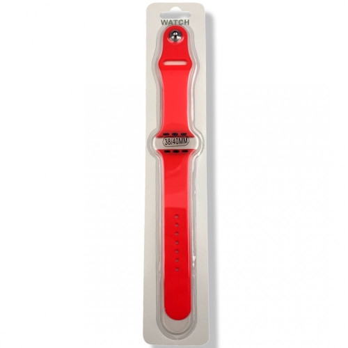 Силиконова Apple Watch каишка iWatch 38/40mm - Корал - 2 части