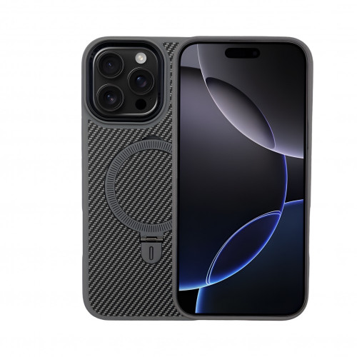 Premium Carbon MagSafe Case TP-100 за Samsung S26 Plus - Titanium Сив