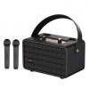 M2313 Безжична караоке тонколона (Черен) Authentics S2313 с 2 микрофона – 2x15W, Bluetooth