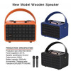 M2313 Безжична караоке тонколона (Черен) Authentics S2313 с 2 микрофона – 2x15W, Bluetooth