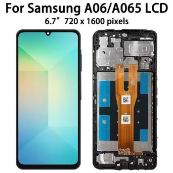 LCD Дисплей за Samsung A06 A065 SM-A065F SM-A065M+Рамка