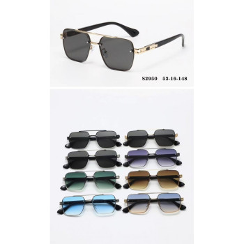 Слънчеви очила UV400 Мъжки Метал Златна Рамка 2950 - C6 - Светло Син Слънчеви очила UV400 Мъжки Метал Златна Рамка 2950 - C6 - Светло Син