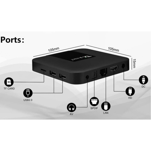 Смарт ТВ Бокс TX3 mini 2GB 16GB Bluetooth 2.1 Quad Core 64 Bits 2.4G/5G WiFi Smart 4K