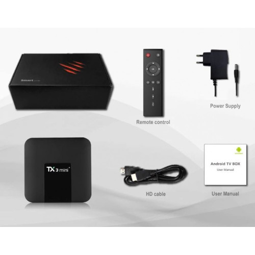 Смарт ТВ Бокс TX3 mini 2GB 16GB Bluetooth 2.1 Quad Core 64 Bits 2.4G/5G WiFi Smart 4K