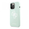 4376 Калъф Guess iPhone 13 Pro Силиконов - Мента