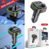 EARLDOM M83 FM Трансмитер с бързо зареждане за кола 1USB-C2USB 3.1A с амбиентно осветление