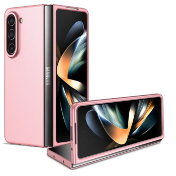 Z16 PVC case за Samsung Z Fold 7 от 2 части - Бебешко Розово