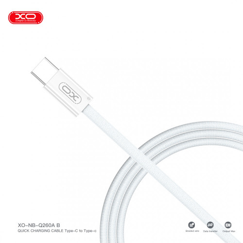 Кабел XO NB-Q260A Fast 60W. Type-C към Type-C