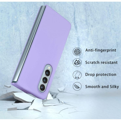 Z15 Silicone case за Samsung Z Fold 4 от 2 части - Лилав