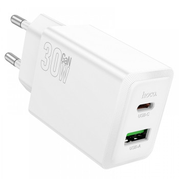 HOCO Адаптер N71 PD30W+QC3.0 - Бял