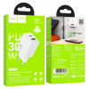 HOCO Адаптер N71 PD30W+QC3.0 - Бял