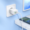 HOCO Адаптер N71 PD30W+QC3.0 - Бял