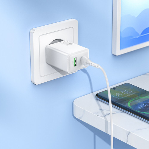 HOCO Адаптер N71 PD30W+QC3.0 - Бял