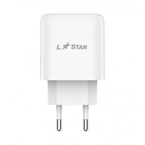 L✮Star Адаптер SCD-20W USB-C PD20W - Бял