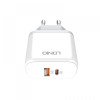 45W LDNIO A2526C С 2 изх. USB+USB-C с кабел USB-C към USB-C