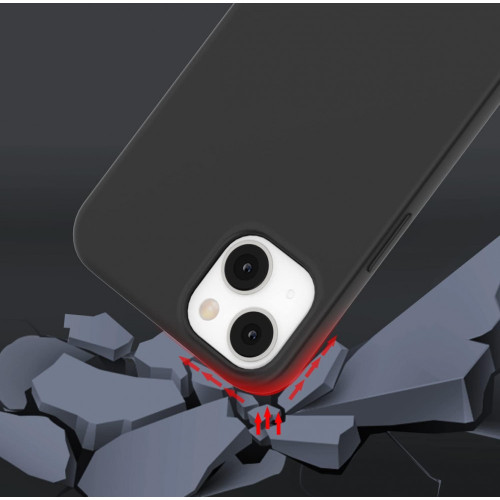 TP-16 Силиконов Кейс с връзка за Samsung S25 Ultra - Черен TP-16 Силиконов Кейс с връзка за Samsung S25 Ultra - Черен