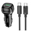 HOCO Z58A Зарядно за кола USB+USB-C PD20W + QC3.0 38W - USB към Type-C