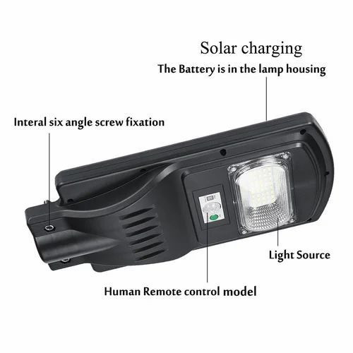 Соларна външна лампа SLP-3 150W IP-65 PIR сензор