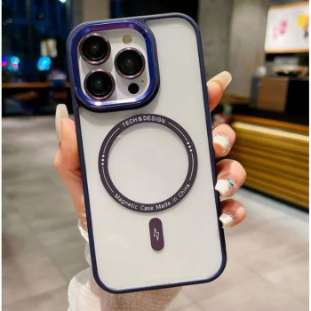 Луксозен кейс AllureEyes с Magsafe TP-101 iPhone 17 Pro Max - Светло Лилав