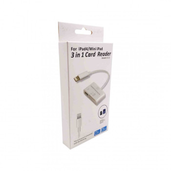 Card Reader+ HUB Разклонител към iPad iPhone i5-12