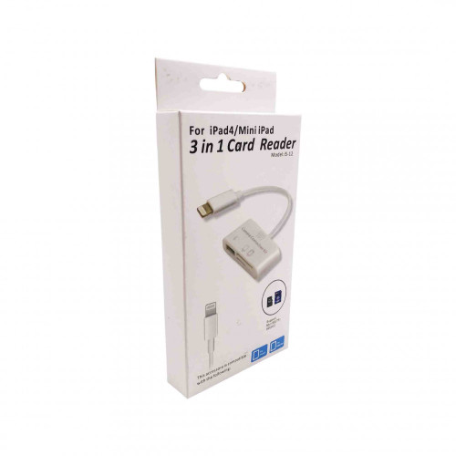 Card Reader+ HUB Разклонител към iPad iPhone i5-12
