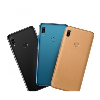 Капак батерия за Huawei Y6 2019+стъкло за кам. - Златист